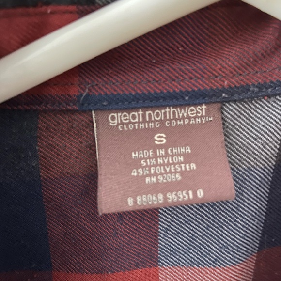 Plaid Button Down Shirt - Like New Condition - Picture 3 of 6